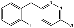 3-CHLORO-6-(2-FLUOROBENZYL)PYRIDAZINE Struktur