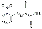 2-AMINO-1-(1-AZA-2-(2-NITROPHENYL)VINYL)ETHENE-1,2-DICARBONITRILE Struktur