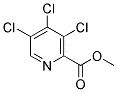 METHYL 3,4,5-TRICHLOROPYRIDINE-2-CARBOXYLATE Struktur