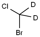 BROMOCHLOROMETHANE-D2 Struktur