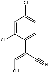 2-(2,4-DICHLOROPHENYL)-3-HYDROXYACRYLONITRILE Struktur