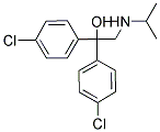 1,1-BIS(4-CHLOROPHENYL)-2-(ISOPROPYLAMINO)-1-ETHANOL Struktur