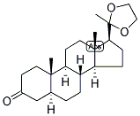 5-ALPHA-DIHYDROPROGESTERONE 20-ETHYLENEKETAL Struktur