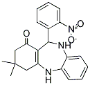 2,10-DIAZA-5,5-DIMETHYL-9-(2-NITROPHENYL)TRICYCLO[9.4.0.0(3,8)]PENTADECA-1(15),3(8),11(12),13-TETRAEN-7-ONE Struktur