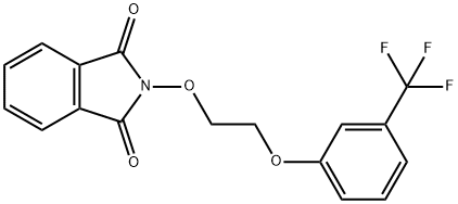 2-(2-[3-(TRIFLUOROMETHYL)PHENOXY]ETHOXY)-1H-ISOINDOLE-1,3(2H)-DIONE Struktur