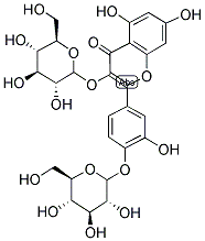 QUERCETIN-3,4'-DI-O-GLUCOSIDE Struktur