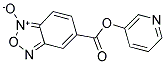 5-[(3-PYRIDYLOXY)CARBONYL]-2,1,3-BENZOXADIAZOL-1-IUM-1-OLATE Struktur