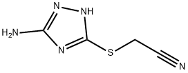 2-[(5-AMINO-1H-1,2,4-TRIAZOL-3-YL)SULFANYL]ACETONITRILE Struktur