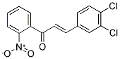 3-(3,4-DICHLOROPHENYL)-1-(2-NITROPHENYL)PROP-2-EN-1-ONE Struktur