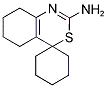 5,6,7,8-TETRAHYDROSPIRO[3,1-BENZOTHIAZINE-4,1'-CYCLOHEXAN]-2-AMINE Struktur