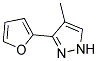 3-(2-FURYL)-4-METHYL-1H-PYRAZOLE Struktur