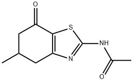 N-(5-METHYL-7-OXO-4,5,6-TRIHYDROBENZOTHIAZOL-2-YL)ETHANAMIDE Struktur