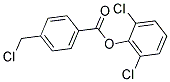 2,6-DICHLOROPHENYL 4-(CHLOROMETHYL)BENZOATE Struktur