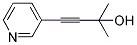 2-METHYL-4-(3-PYRIDINYL)-3-BUTYN-2-OL Struktur