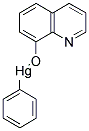 PHENYLMERCURIC HYDROXY QUINALINOLATE Struktur