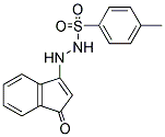 3-(2-((4-METHYLPHENYL)SULFONYL)HYDRAZINO)INDEN-1-ONE Struktur