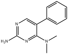 N4,N4-DIMETHYL-5-PHENYL-2,4-PYRIMIDINEDIAMINE Struktur