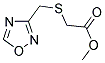 METHYL 2-[(1,2,4-OXADIAZOL-3-YLMETHYL)THIO]ACETATE Struktur