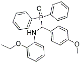 N1-[(DIPHENYLPHOSPHORYL)(4-METHOXYPHENYL)METHYL]-2-ETHOXYANILINE Struktur