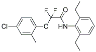 2-(4-CHLORO-2-METHYLPHENOXY)-N-(2,6-DIETHYLPHENYL)-2,2-DIFLUOROACETAMIDE Struktur