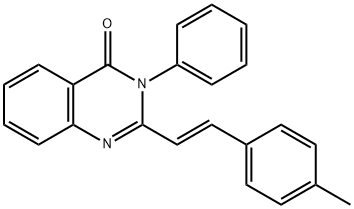 2-(4-METHYLSTYRYL)-3-PHENYL-4(3H)-QUINAZOLINONE Struktur