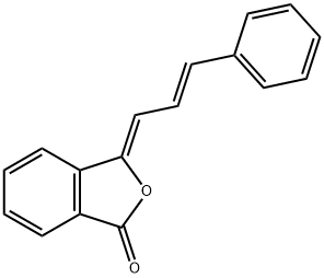 3-(3-PHENYL-2-PROPENYLIDENE)-2-BENZOFURAN-1(3H)-ONE Struktur