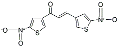 1,3-DI(5-NITRO-3-THIENYL)PROP-2-EN-1-ONE Struktur