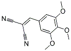 ((3,4,5-TRIMETHOXYPHENYL)METHYLENE)METHANE-1,1-DICARBONITRILE Struktur