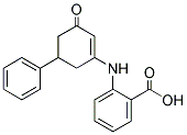 2-((3-OXO-5-PHENYLCYCLOHEX-1-ENYL)AMINO)BENZOIC ACID Struktur