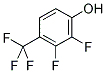 2,3-DIFLUORO-4-(TRIFLUOROMETHYL)PHENOL Struktur