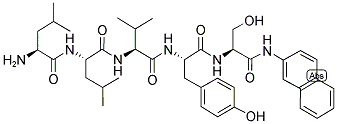 H-LEU-LEU-VAL-TYR-SER-BETANA Struktur