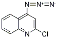 2-CHLORO-4-QUINOLYL AZIDE Struktur