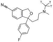 CITALOPRAM, [N-METHYL-3H]- Struktur