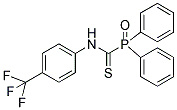 N-[4-(TRIFLUOROMETHYL)PHENYL]OXO(DIPHENYL)PHOSPHORANECARBOTHIOAMIDE Struktur