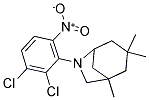 6-(2,3-DICHLORO-6-NITROPHENYL)-1,3,3-TRIMETHYL-6-AZABICYCLO[3.2.1]OCTANE Struktur