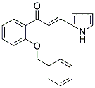 1-[2-(BENZYLOXY)PHENYL]-3-(1H-PYRROL-2-YL)PROP-2-EN-1-ONE Struktur