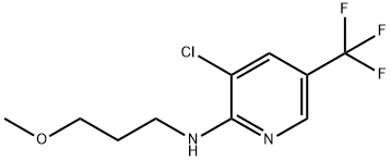 3-CHLORO-N-(3-METHOXYPROPYL)-5-(TRIFLUOROMETHYL)-2-PYRIDINAMINE Struktur