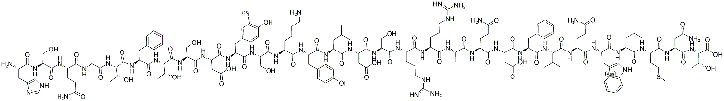 GLUCAGON, [125I]- Struktur