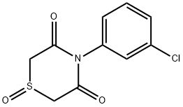 4-(3-CHLOROPHENYL)-1LAMBDA4,4-THIAZINANE-1,3,5-TRIONE Struktur