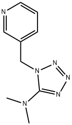 N,N-DIMETHYL-1-(3-PYRIDINYLMETHYL)-1H-1,2,3,4-TETRAAZOL-5-AMINE Struktur