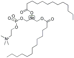 1,2-DITRIDECANOYL-SN-GLYCERO-3-PHOSPHOCHOLINE;13:0 PC;PC(13:0/13:0), 71242-28-9, 結(jié)構(gòu)式