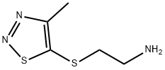 2-[(4-METHYL-1,2,3-THIADIAZOL-5-YL)SULFANYL]-1-ETHANAMINE Struktur