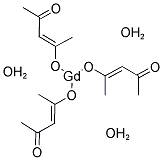 GADOLINIUM 2,4-PENTANEDIONATE, TRIHYDRATE Struktur