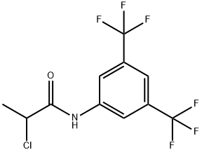 N-(3,5-BIS(TRIFLUOROMETHYL)PHENYL)-2-CHLOROPROPANAMIDE Struktur