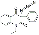 3-AZIDO-1-ETHYL-3-PHENYL-1,2,3,4-TETRAHYDROQUINOLINE-2,4-DIONE Struktur