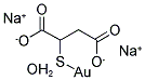 (1,2-DICARBOXYETHYLTHIO)GOLD HYDRATE, DISODIUM SALT Struktur