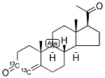 PROGESTERONE (3,4-13C2) Struktur