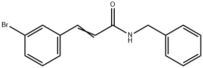 N-BENZYL-3-(3-BROMOPHENYL)ACRYLAMIDE Struktur