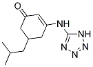 5-(2-METHYLPROPYL)-3-(2H-2,3,4,5-TETRAAZOLYLAMINO)CYCLOHEX-2-EN-1-ONE Struktur