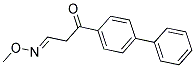 3-[1,1'-BIPHENYL]-4-YL-3-OXOPROPANAL O-METHYLOXIME Struktur